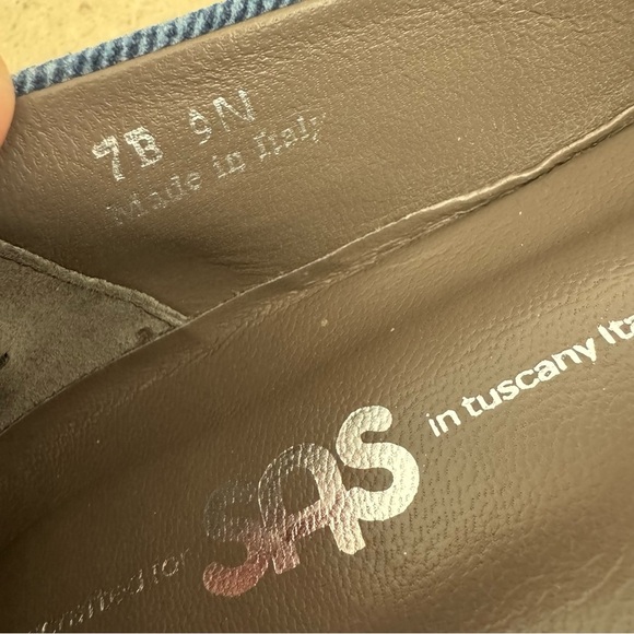 SAS Lacey Ballet Flat Blue Denim Size 9N - Picture 10 of 10